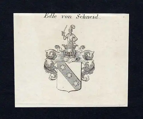 Edle von Schneid - Schneeweiss Schneid Wappen Adel coat of arms heraldry Heraldik