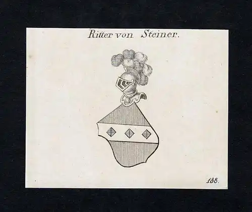 Ritter von Steiner - Steiner Joseph Ritter Wappen Adel coat of arms heraldry Heraldik