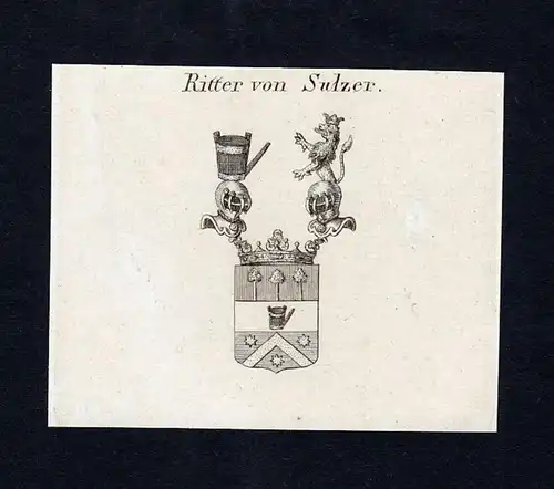 Ritter von Sulzer - Stutterheim Sulzer Wappen Adel coat of arms heraldry Heraldik