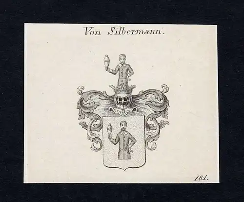 Von Silbermann - Silberhorn Silbermann Wappen Adel coat of arms heraldry Heraldik