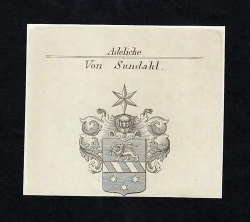 Von Sundahl - Sundahl Sutner Suttner Wappen Adel coat of arms heraldry Heraldik