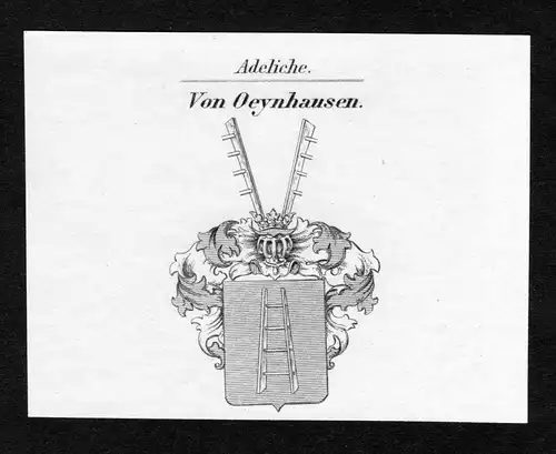 Von Oeynhausen - Oeynhausen Oyenhausen Oynhausen Oinhausen Öynhausen Oenhausen Wappen Adel coat of arms Kupfe