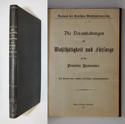 Die Veranstaltungen für Wohlthätigkeit und Fürsorge in der Provinz Hannover.