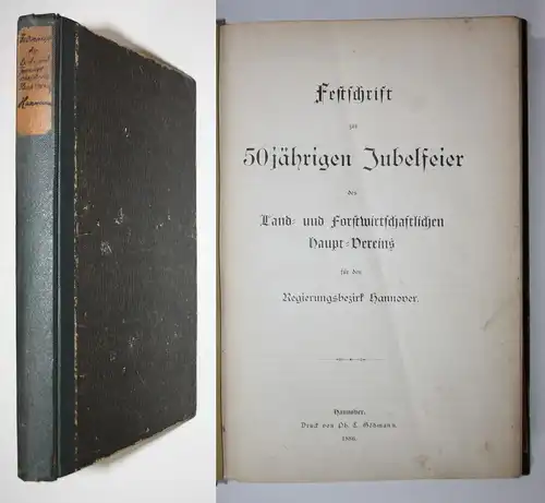 Festschrift zur 50 jährigen Jubelfeier des Land- und Forstwirtschaftlichen Haupt-Vereins für den Regierungsbez