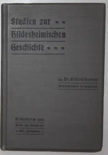 Studien zur Hildesheimischen Geschichte.