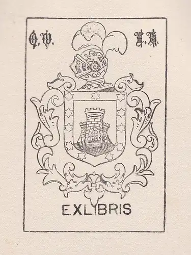Exlibris / Ritter knight Wappen coat of arms