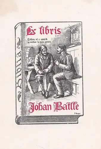 Exlibris für Johan Batlle