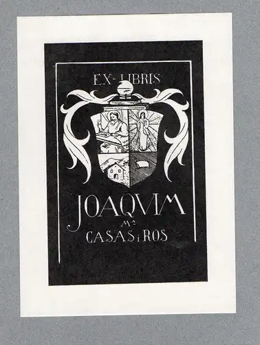 Exlibris für Joaquim Casas i Ros / Espana Spain