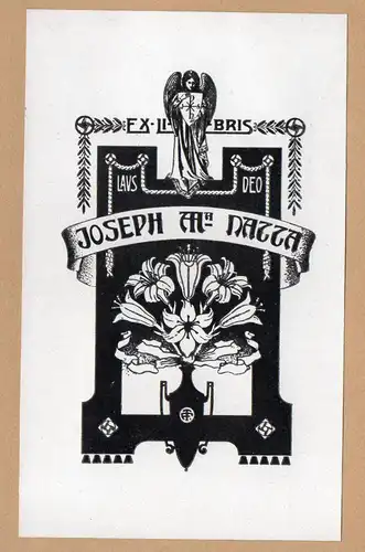 Exlibris für Joseph M. Natta / Espana Spain Spanien