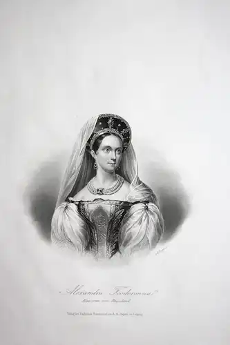 Alexandra Feodoronna - Kaiserin von Russland - Alexandra Fjodorowna empress Kaiserin Russland Russia Portrait