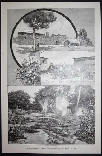 Aus Deutsche-Ostafrika. Nach der Natur gezeichnet von Rudolf Franke - Deutsch-Ostafrika Afrika Africa Kolonien