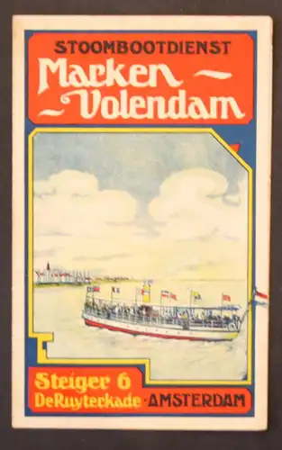 Stoombootdienst Marken Volendam.