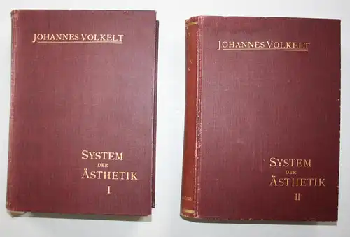 System der Ästhetik. 2 Bände.