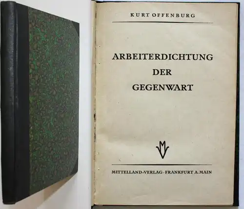 Arbeiterdichtung der Gegenwart.