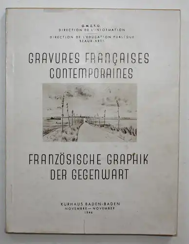 Gravures Francaises Contemporaines - Französische Graphik der Gegenwart.