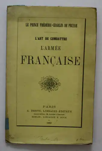 L'Art de Combattre l'Armee Francaise.