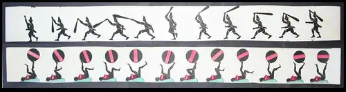 Akrobatika acrobatics Zoetrope Strip / game optisches Spielzeug Spiel