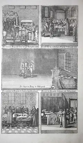 Hie wird der König aller seiner vorigen Würdigkeit entsetzt - Charles I England execution Hinrichtung