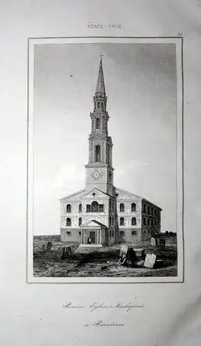 Premiere Eglise Anabaptiste a Providence - Providence Rhode Island church Kirche Amerika America Ansicht view