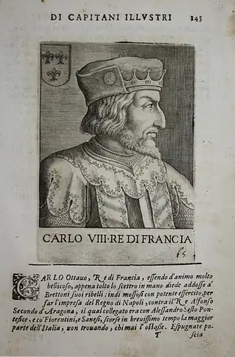 Carlo VII Re Di Francia  Charles VII  (1470-1498) -- France King Roi König Frankreich