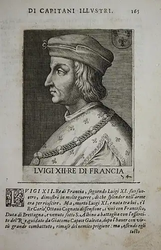 Lvigi XII RE Di Francia Louis XII of France (1462-1515) -- Roi King König Frankreich
