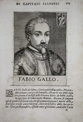 Fabio Gallo Fabio Gallo (    -1615) -- da Osimo Galli Italia Italy