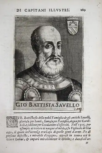 Gio Battista Savello Giovan Battista (1505-1551) -- Savelli Bernardino Italia