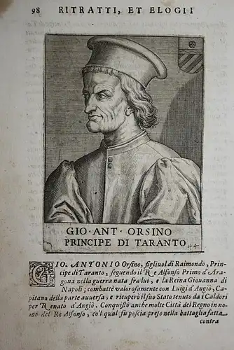 Gio Ant Orsino Principe di Taranto Giovanni Antonio Orsini del Balzo (1401-1463) -- Taranto Bari Lecce Acerra