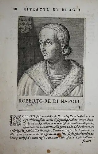 Roberto Re Di Napoli Roberto d'Angio Napoli (1277-1343) -- Calabria Provenza