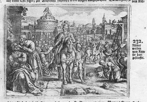 Römer werden vom Kayser hart gestraffet - Rom Römer Kaiser Bestrafung punishment Romans Antike antiquity
