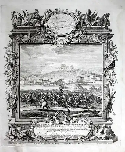 Schellenberg - Donauwürth Schlacht am Schellenberg battle Bayern Bavaria Deutschland Germany Ansicht view Kupf