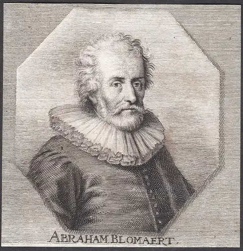 Abraham Blomaert - Abraham Bloemaert Maler painter Portrait Niederlande Netherlands Kupferstich copper engravi