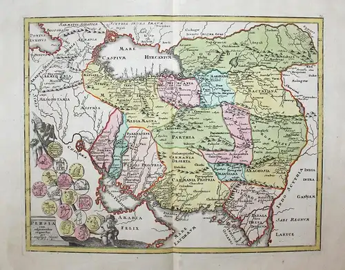 Africa Vetus - Africa Afrika Kontinent continent Karte map Kupferstich copper engraving antique print