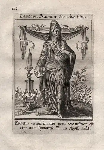 Laocoon Priami et Hecuba filius - Laocoön Laokoon Troy Priester priest Mythologie mythology Greece Griechenlan