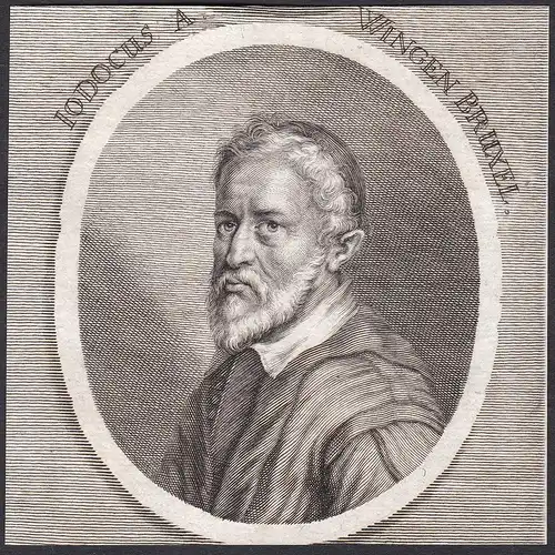 Iodocus A. Wingen Bruxel. - Joos van Winghe Maler painter Portrait Flandern Flandre Kupferstich copper engravi