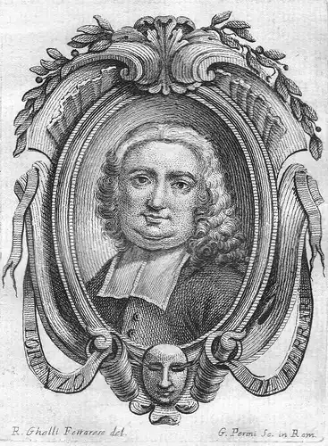 Lorenzo de Ferrari - Lorenzo De Ferrari Maler painter Portrait Italien Italia Kupferstich copper engraving ant