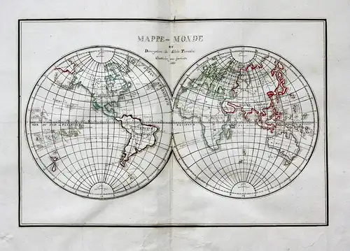 Atlas Géographique composé de 11 Cartes. Dessiné par Mlle. Hortense Crouzet eleve de lInstitution de Mlle Rou