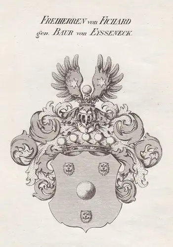 Freiherren von Fichard gen. Baur von Eysseneck - Fichard Baur Eysseneck Wappen Adel coat of arms heraldry Hera