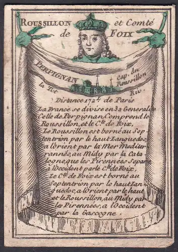 Roussillon et Comte de Foix - Perpignan - Roussillon Foix Perpignan Frankreich France Perpignan Original 18th