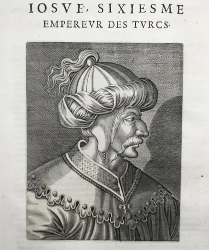 Iosue, Sixiesme Empereur des Turcs - Isa Çelebi (1380-1406) Prince Prinz sehzade Portrait Ottoman Empire Osman