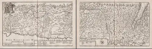 Tabula Geographica Terra Sanctae - Israel Palestine Holy Land map Karte