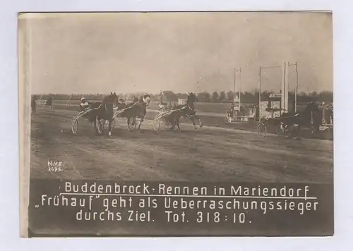 Buddenbrock-Rennen in Mariendorf. - Trabrennsport Pferderennsport Pferderennen Berlin Mariendorf Buddenbrock-R
