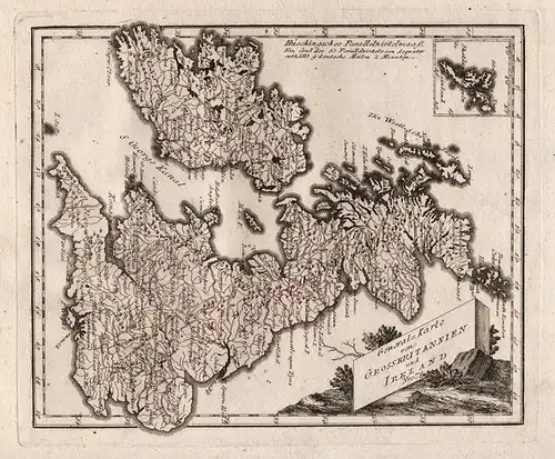 General-Karte von Grossbritannien und Ireland. Nro. 78. - British Isles Ireland United Kingdom Great Britain m