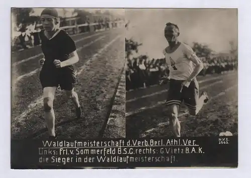 Waldlaufmeisterschaft d. Verb. Berl. Athl. Ver. - Berlin Waldlauf Sommerfeld Vietz Sport Laufen