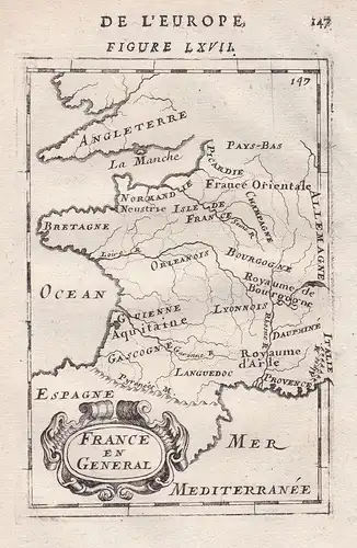 France en General - France Frankreich carte map Karte