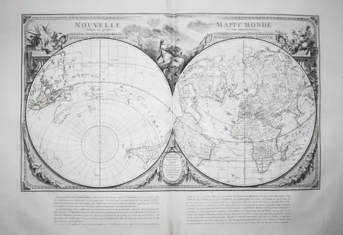 Nouvelle Mappe Monde - Weltkarte world map Mappemonde carte map Karte