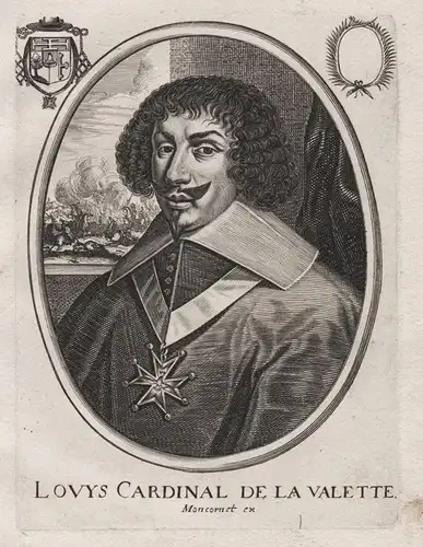 Louys Cardinal de la Valette - Louis de Nogaret de la Valette d'Epernon (1593-1639) Cardinal Toulouse Portrait