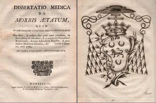 Dissertatio medica de morbis aetatum.