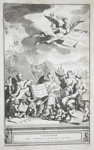 Atlas Historique. - title Frontispiz engraving Kupferstich