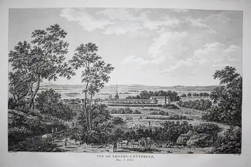 Vue de Villers-Cotteretz, dans le Valois - Villers-Cotterets Aisne Hauts-de-France Ansicht view vue